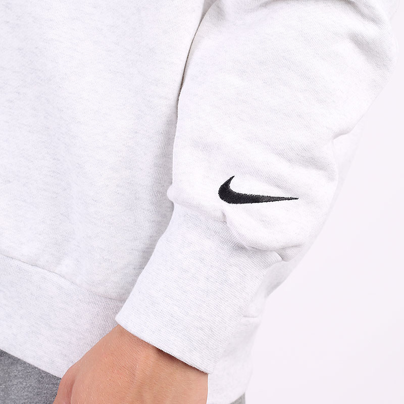 мужская серая толстовка Nike Brooklyn Crew DJ2795-051 - цена, описание, фото 4